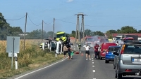Kamion az rokban, lngol aut: brutlis hrmas karambol trtnt Lnycsknl
