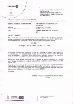 Zrul a faluhz energetikai korszerstse