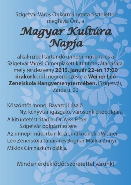 Magyar Kultra Napja