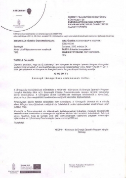 Kezdett veszi a faluhz energetikai korszerstse