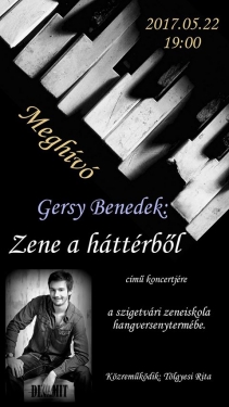 Gersy Benedek koncertje a zeneiskolban