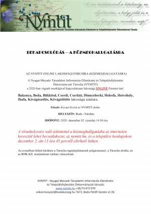 NYMTIT kzmeghallgats