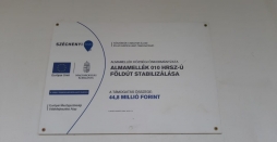 Almamellk 010 HRSZ- fldt stabilizlsa