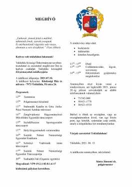 Elszrmazottak tallkozja 