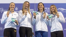 Orszgos csccsal aranyrmes a ni 4x100 mteres gyorsvlt