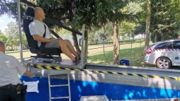 B�n�gyi helysz�nel�st is v�geztek az V. Lipp�i F�v�sfesztiv�lon �s K�k Villog�s Napon