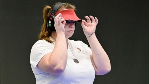 Major Veronika olimpiai rekord belltsval els helyen dnts a ni sportpisztoly alapversenyben