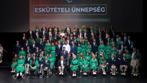 Letettk az eskt a magyar paralimpiai csapat tagjai