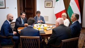 Orbn Viktor fogadta Matteo Salvinit