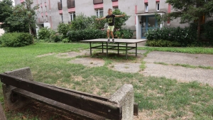 Sikerlt megfelel helyet tallni a korbban tiltakozst kivlt pingpong-asztalnak