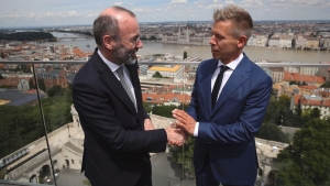Manfred Weber vdheti meg Magyar Ptert