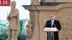 Orb�n Viktor a Millen�ris Parkban mond �nnepi besz�det okt�ber 23-�n