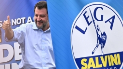 A hat�rok v�delm�ben: utc�ra vonulnak Matteo Salvini t�mogat�i