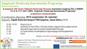 Szigetvri Kistrsg Gyereksegly Programja - Zrrendezvny